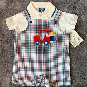 Robert Jackson boys romper (12M)